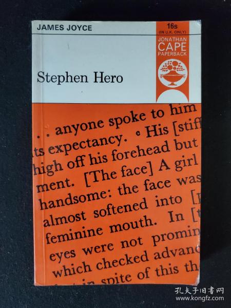 Stephen Hero. By James Joyce.