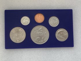 亚洲套币 新加坡老版海洋动物版6枚套(81-82年) 获奖套币
