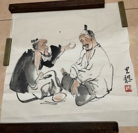 周思聪画稿～尺寸：46.5*46CM