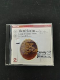 光盘CD：PHILIPS Mendelssohn 2碟盒装 无词 以实拍图购买