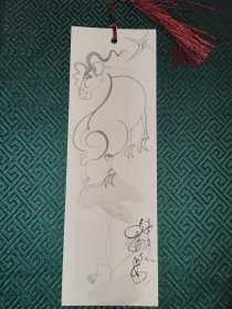 游牧生活轨迹 羊鸟 墨画 精美书签