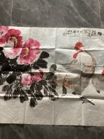陕西著名画家肖焕先生画作明艳夺昭阳