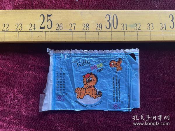 （满100包邮）糖纸 糖标：阿咪奶糖，爱尔牌，中外合资上海ABC儿童营养食品有限公司，塑料纸