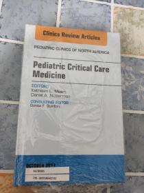 pediatric clinics of north america pediatric critical care medicine