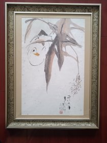 谭昌镕（春江水暖鸭先知）画芯尺寸67x45㎝