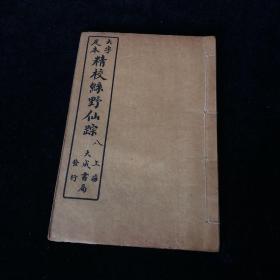 晚清民国 上海大成书局大字足本 绿野仙踪 卷八