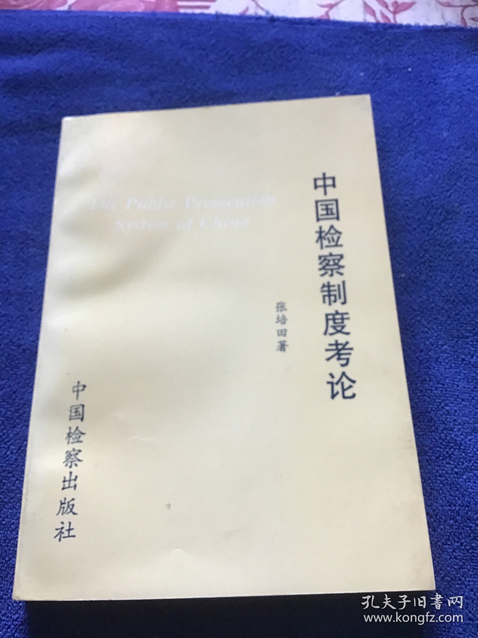 中国检察制度考论  品好一版一印