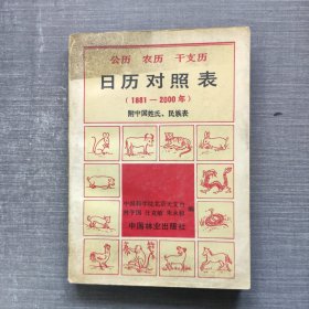 日历对照表（1881 -2000）