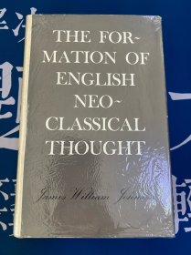 【John Milton 研究】THE FOR MATION OF ENGLISH NEO-CLASSICAL THOUGHT 米尔顿 英国新古典主义思想的形成