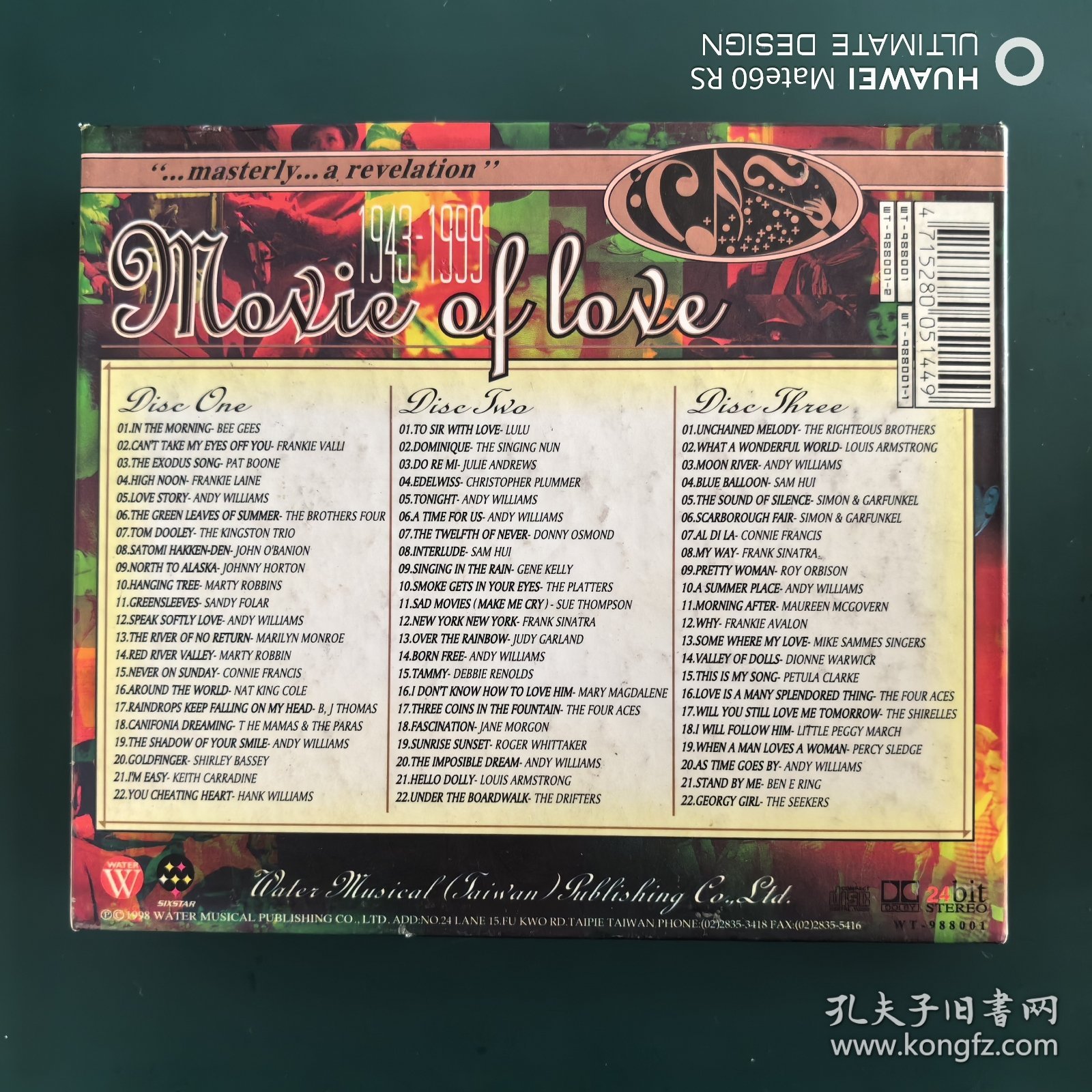 movie of Love 3CD金碟 台版