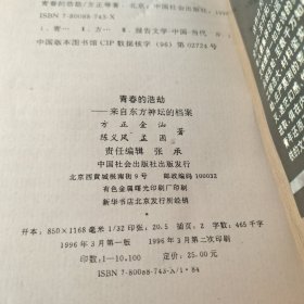 青春的浩劫:来自东方神坛的档案