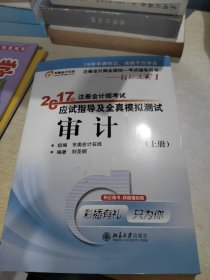 2017年注册会计师考试应试指导及全真模拟测试 审计 （上册）