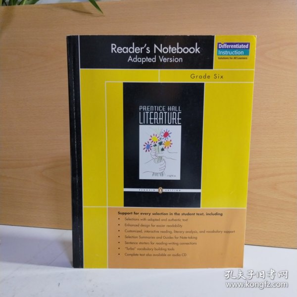 Prentice Hall Literature: Penguin Edition Reader's Notebook English Learner Version Grade 6【英文原版】