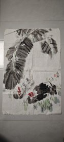萧县籍著名老画家（王荫甫）68*45花鸟
