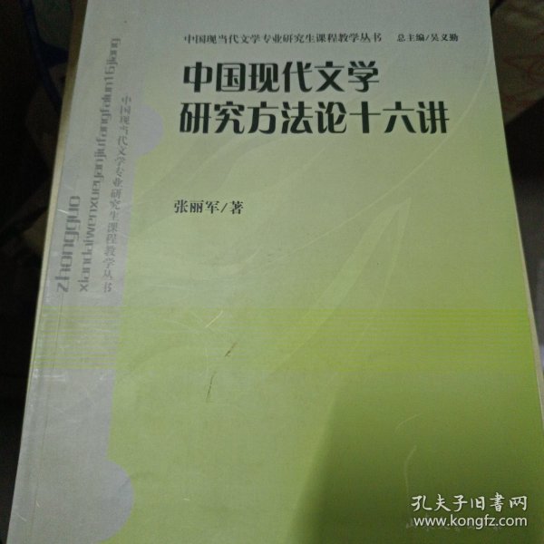 中国当代文学研究方法论十六讲