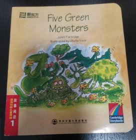 Five green monsters 泡泡剑桥儿童英语故事阅读1