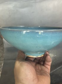 钧碗带红