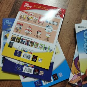 大山外语get smart plus 3、4、5、6 student boo+workbook3、4、5、6(8本合售，workbook4,5,6有光盘）