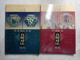 古玩真赝对比系列（2本合售）:明清瓷器真赝对比鉴定/晋唐宋元瓷器真赝对比鉴定