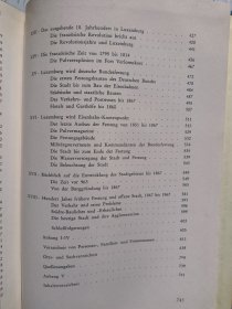 Baugeschichte der Stadt und Festung Luxemburg mit besonderer Berücksichtigung der kriegsgeschichtlichen Ereignisse. 1. Band.卢森堡城市和堡垒的建筑历史，特别参考了战争史的事件 （第 1 卷）【德语原版 精装 签名 见图 1970年】