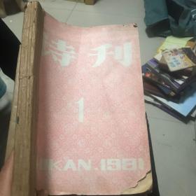 詩刊 1981.1-6 合售