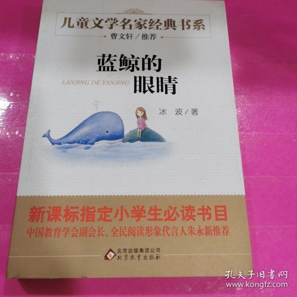 曹文轩推荐儿童文学经典书系 蓝鲸的眼睛