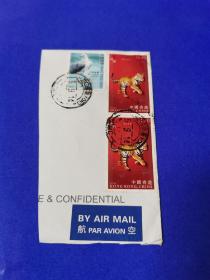 中国香港邮票盖章