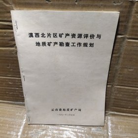 滇西北片区矿产资源评价与地质矿产勘查工作规划