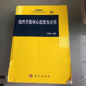 线性代数核心思想及应用：大学数学科学丛书30