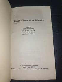 Recent Advances in Robotics 直译：机器人学新进展