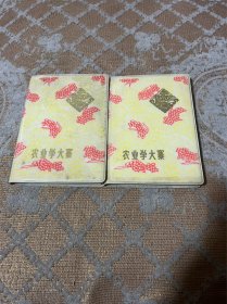 农业学大寨日记本2本一本无字，一本有字