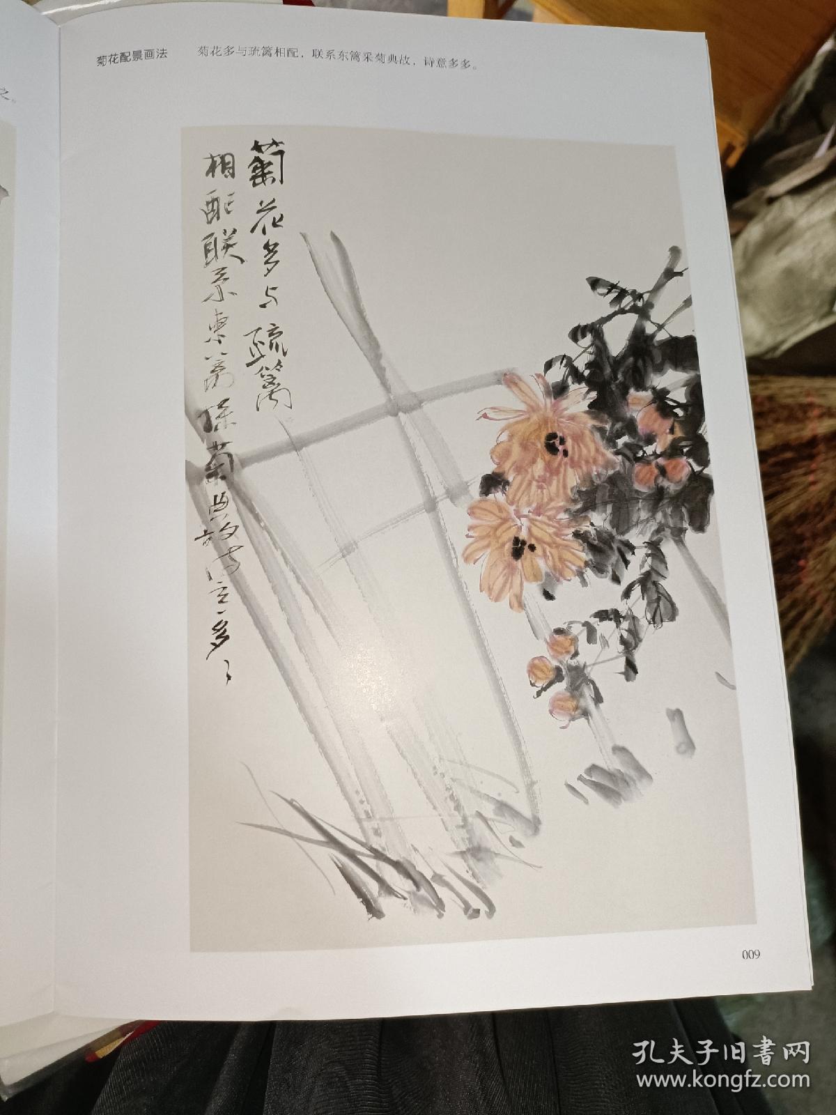 写意梅兰竹菊画法 · 菊