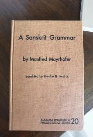 A Sanskrit Grammar By Manfred Mayrhofer