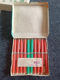 1988年，郑州市金笔厂，314铱金笔（一盒十支）