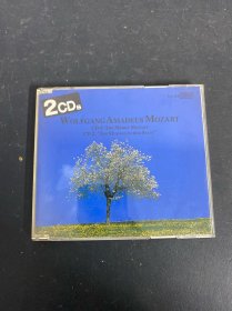 光盘CD:WOLFGANG AMADEUS MOZART 2碟装 有轻微划痕 盒裂 以实拍图购买