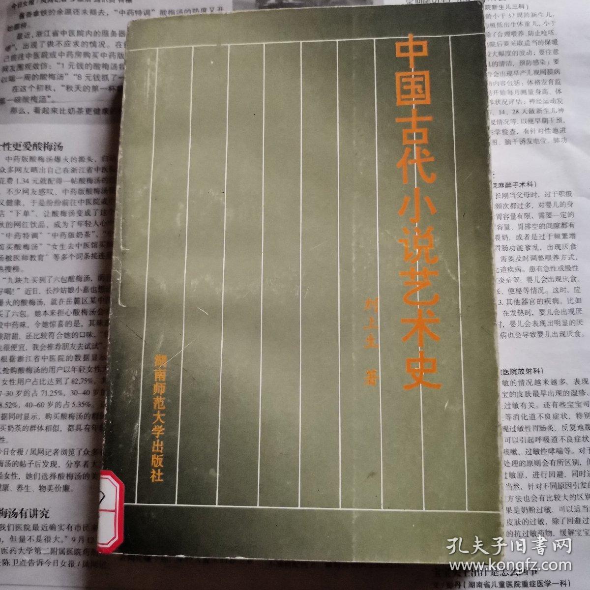 中国古代小说艺术史