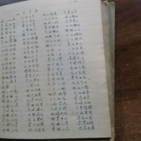 60年代上海中医学院"刘顺川"手写中医笔记，四册写满合售。