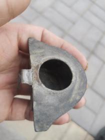 铜鸟食罐子。