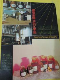 射阳县服装总厂 国营射阳油脂化学厂 江苏资料 广告纸 广告页