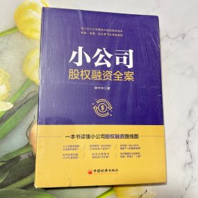 小公司股权融资全案