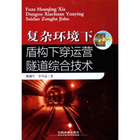 正版 复杂环境下盾构下穿运营隧道综合技术 陈湘生 李兴高 中国铁道出版社