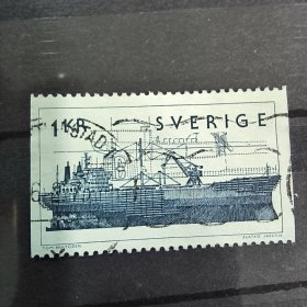Y04瑞典1974年造船工业 5-1 雕刻版 销 1枚