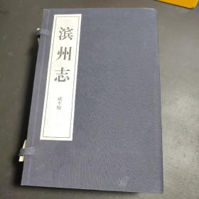 滨州志  咸丰版  点校版  4册全+影印版 4册全   共8本，带函套，品佳