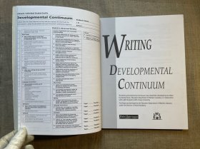 Writing Developmental Continuum (First Steps) 写作教材【英文版，约12开】馆藏书