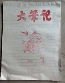 八十九年代老本子作业本大笔记（16开）4个本子
品相如图，5元4本！