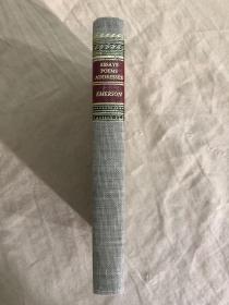 经典俱乐部：The Best of Ralph Waldo Emerson :essays · poems · addresses 《 爱默生随笔》《爱默生诗集》 1941年出版， 布面精装