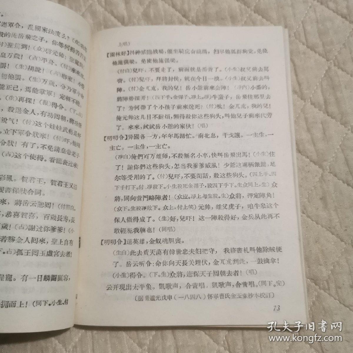 岳飞故事戏曲说唱集