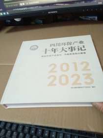 四川环保产业十年大事记。推进环保产业发展共绘美丽四川画卷2012-2023