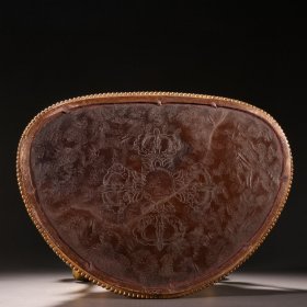 明 铜鎏金佛母造像