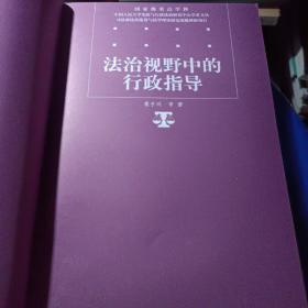 法治视野中的行政指导 ISBN9787300069081